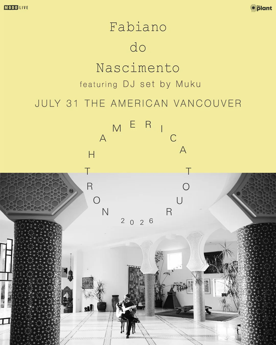 Show poster for FABIANO DO NACIMENTO at The American