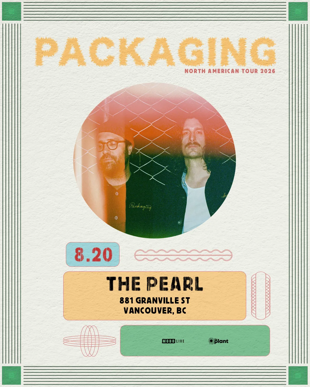 Show poster for PACKAGING at The Pearl