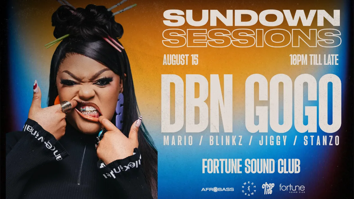 Show poster for SUNDOWN SESSIONS at Fortune Sound Club