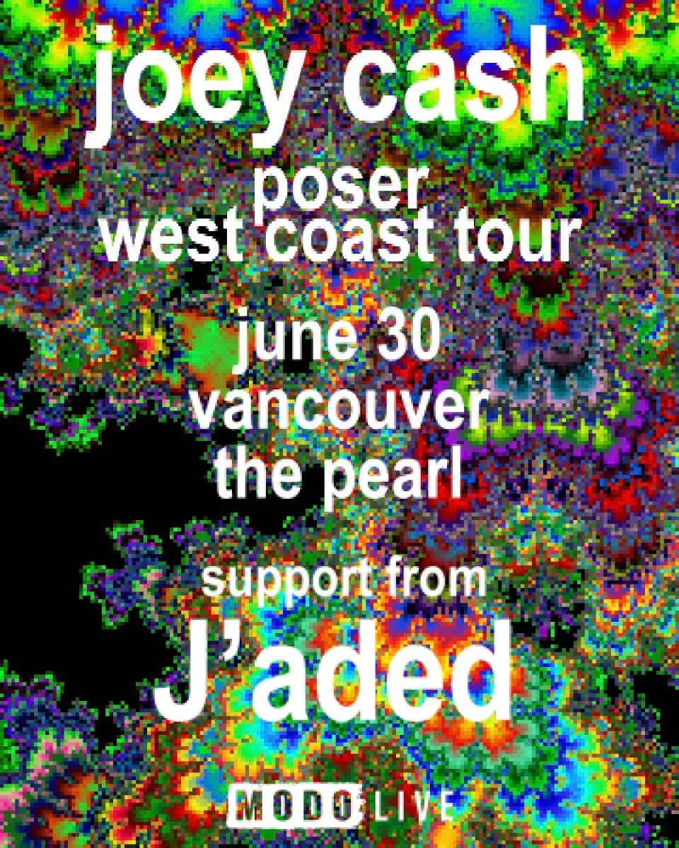 Show poster for Joey Cash at The Pearl