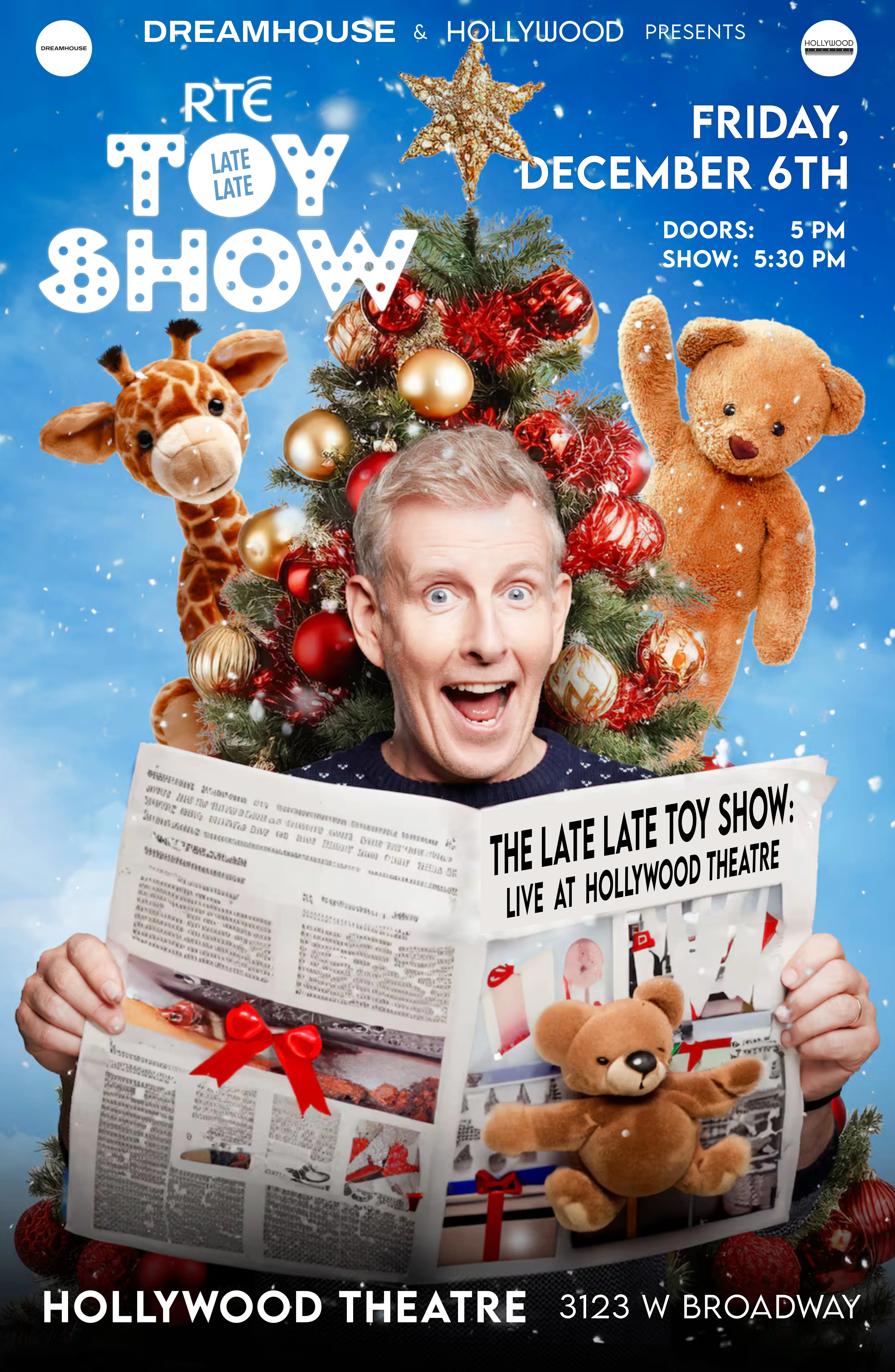 poster for RTÉ Late Late Toy Show, by Koby Cobb-Vialet