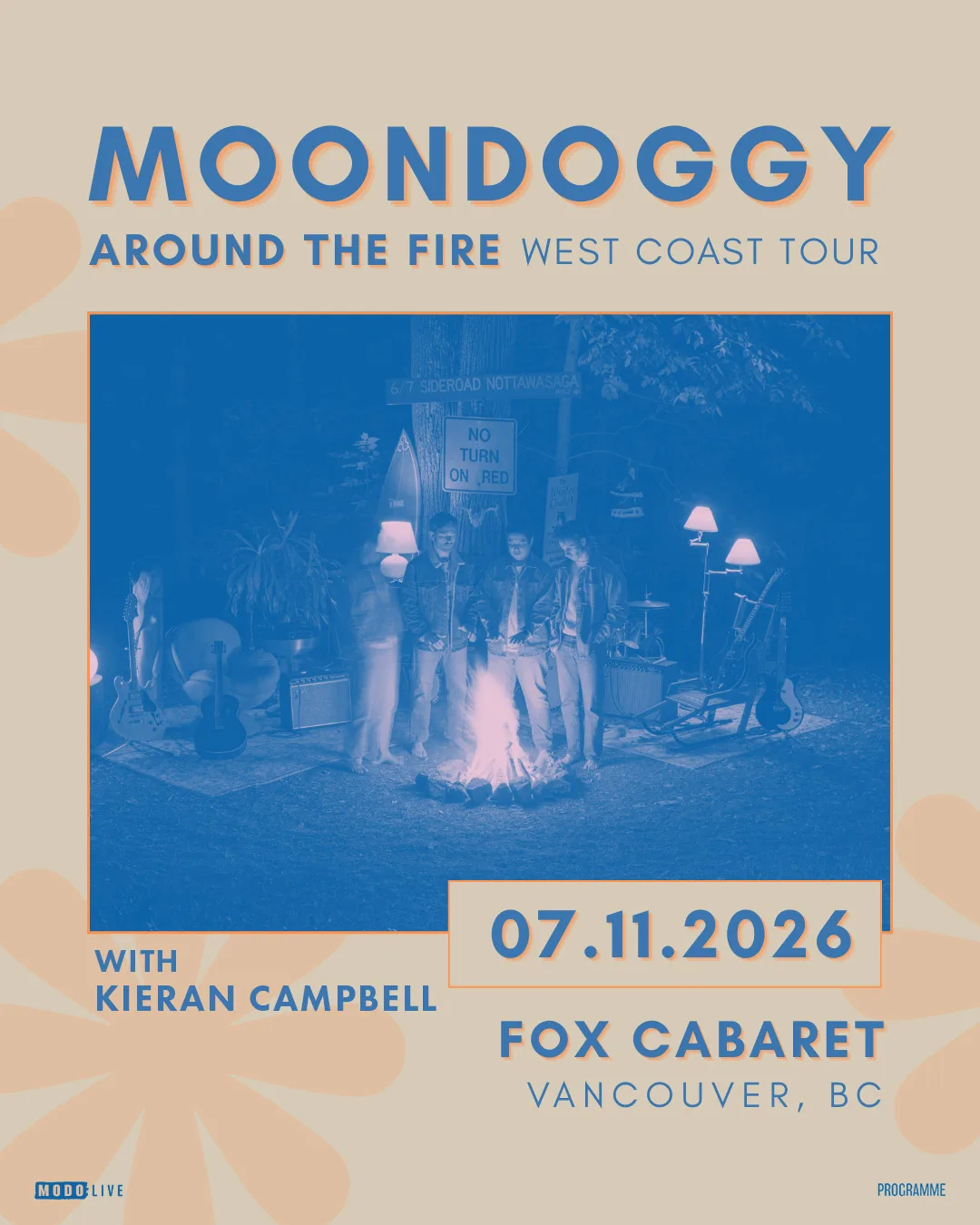 Show poster for MOONDOGGY at The Fox Cabaret