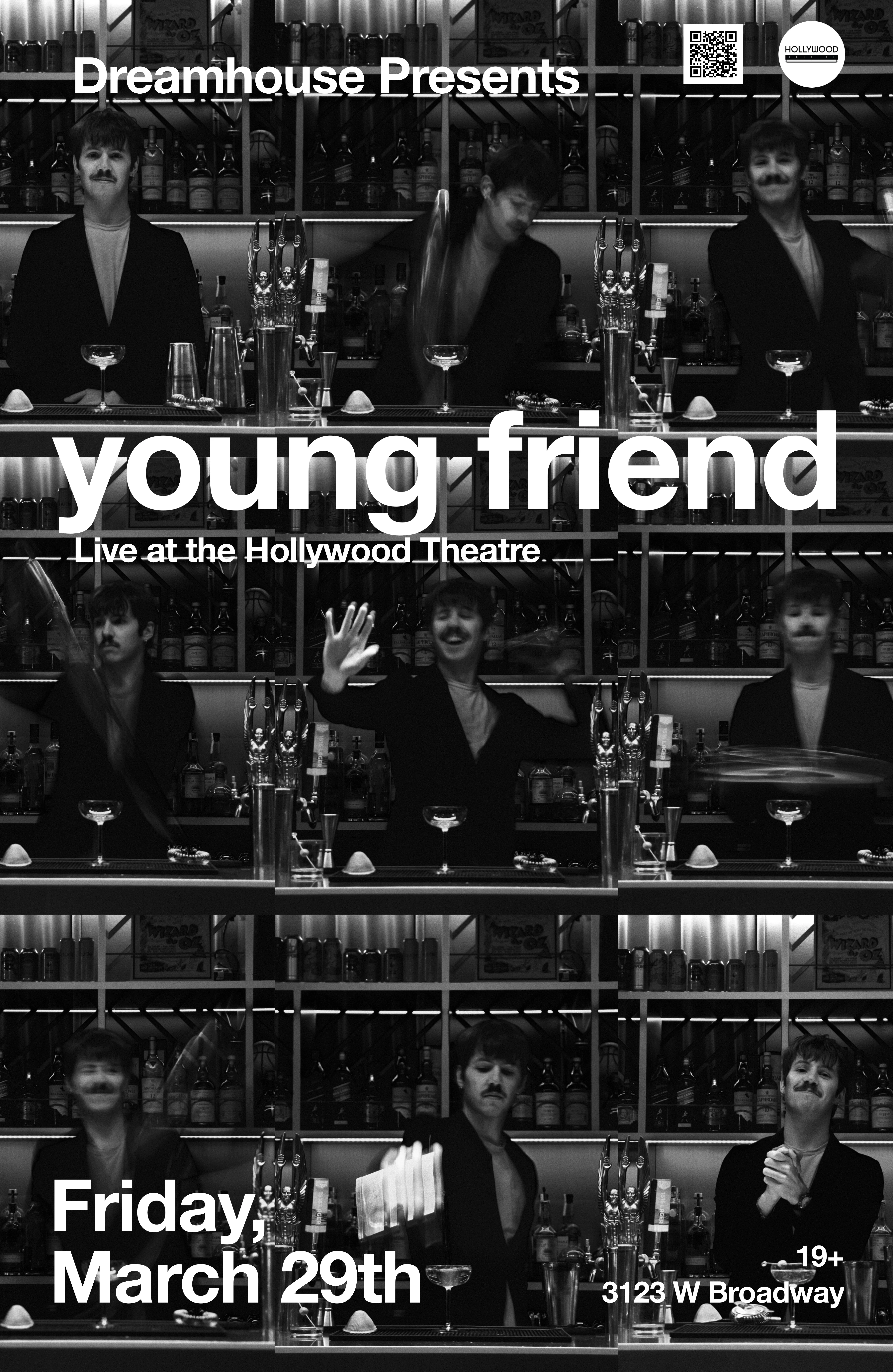 Show poster for young friend at Hollywood Theatre, by Koby Cobb-Vialet