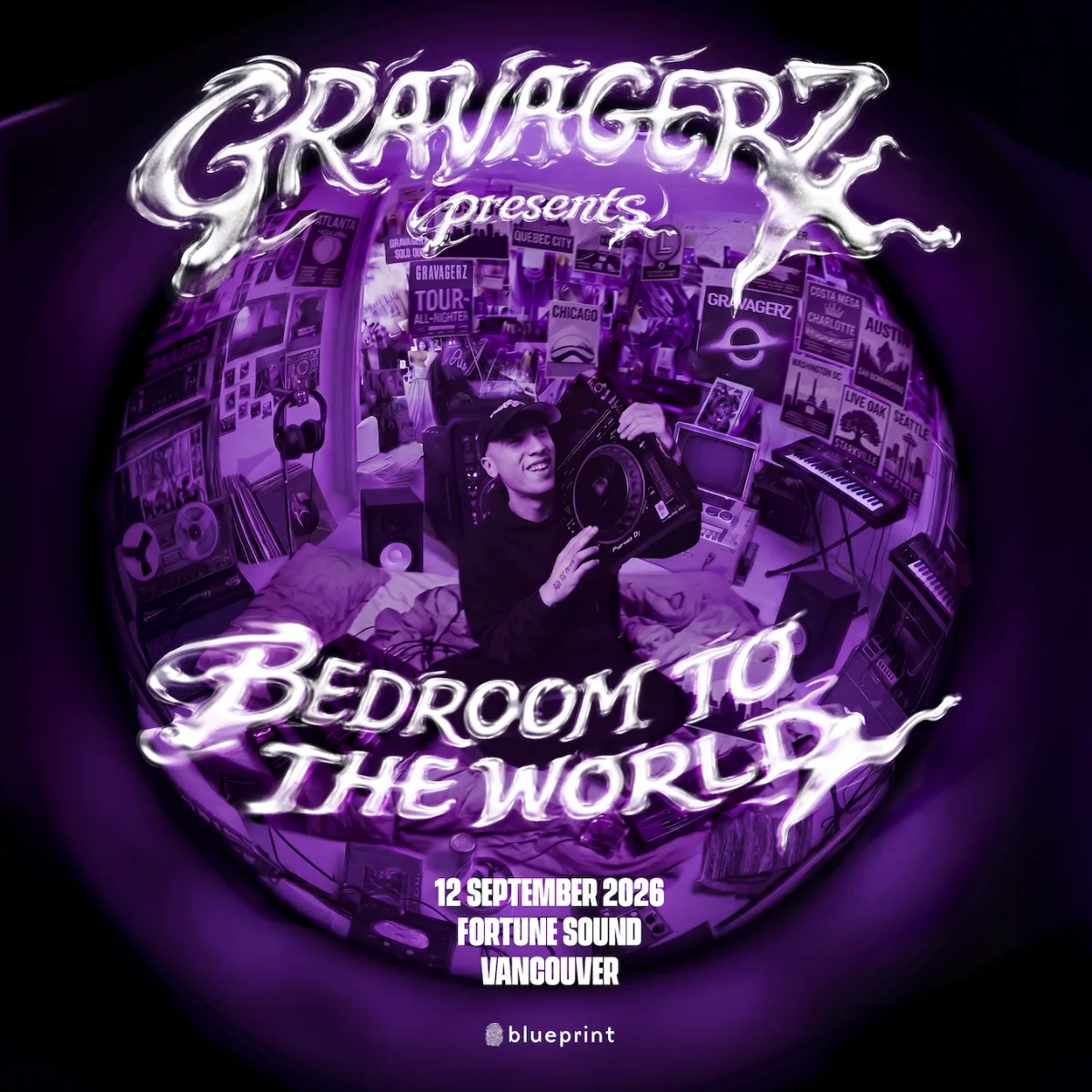 Show poster for Gravagerz at Fortune Sound Club