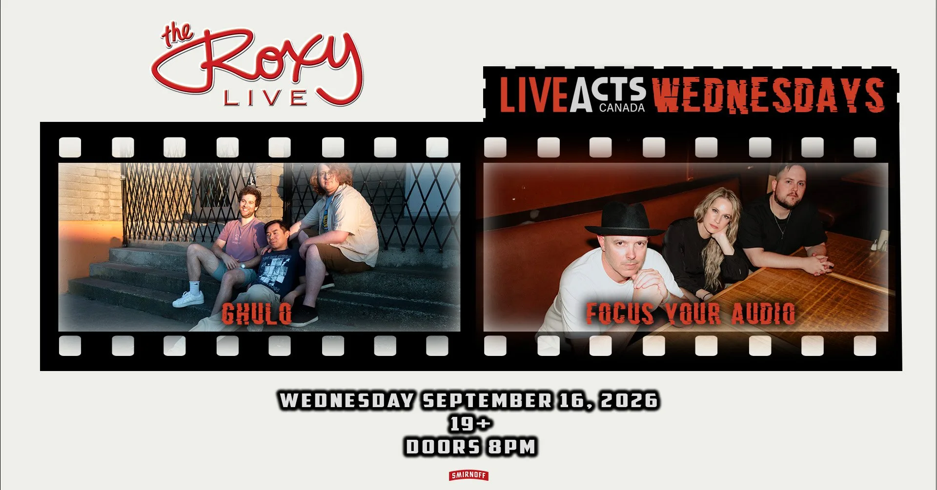 Show poster for GHULO at The Roxy Cabaret