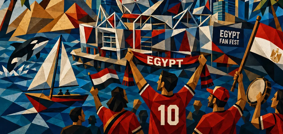 Show poster for EGYPT VS NEW ZEALAND **FREE VIEWING PARTY** at The Pearl