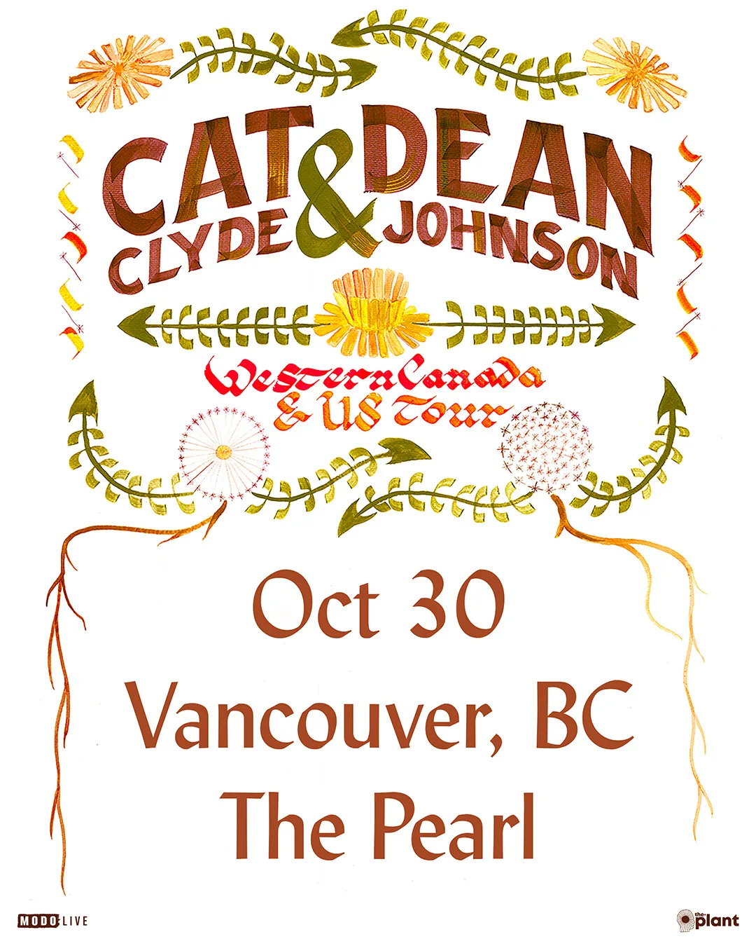 Show poster for CAT CLYDE & DEAN JOHNSON at The Pearl