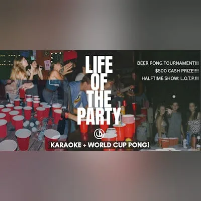 Show poster for Life of the Party: Karaoke at Biltmore Cabaret