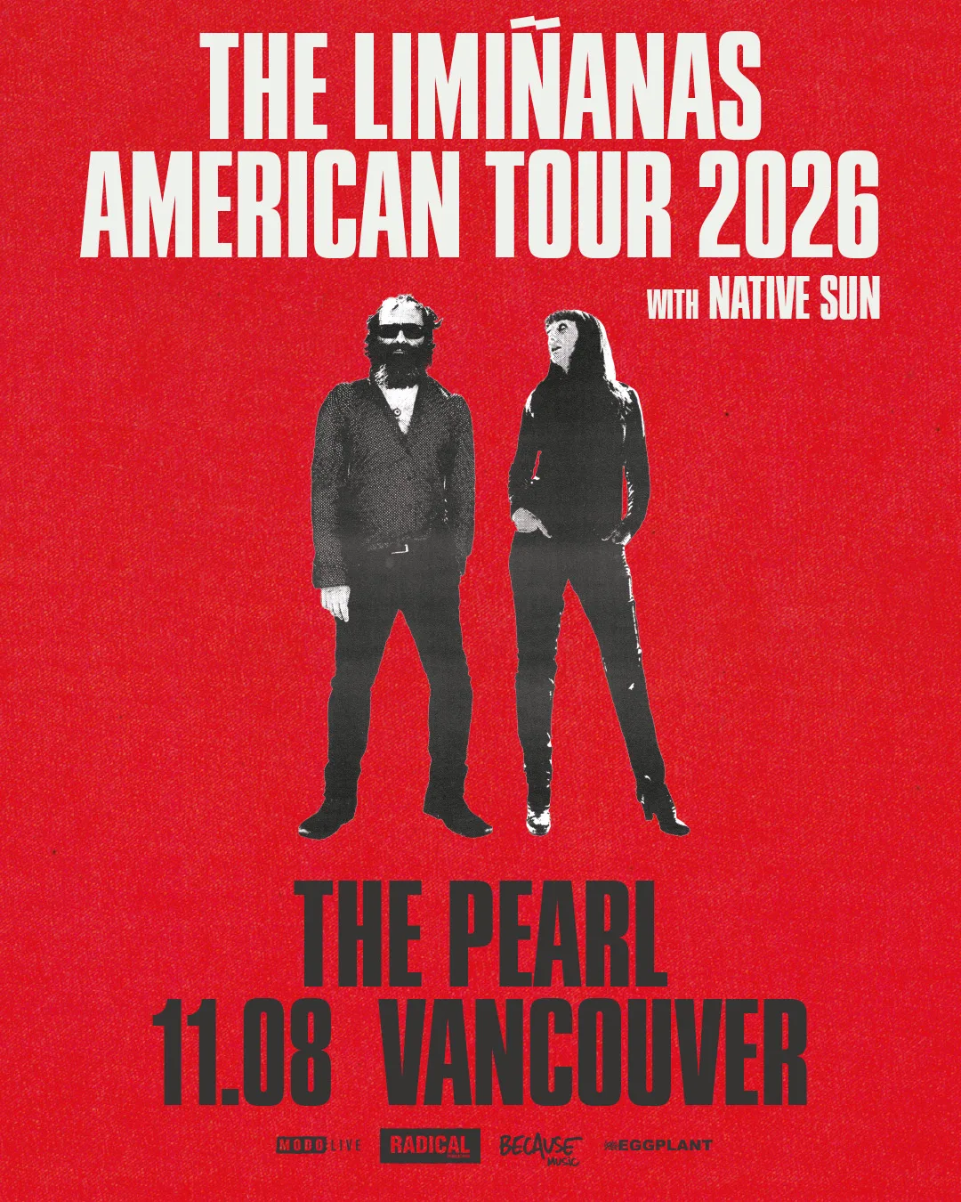 Show poster for THE LIMINANAS at The Pearl