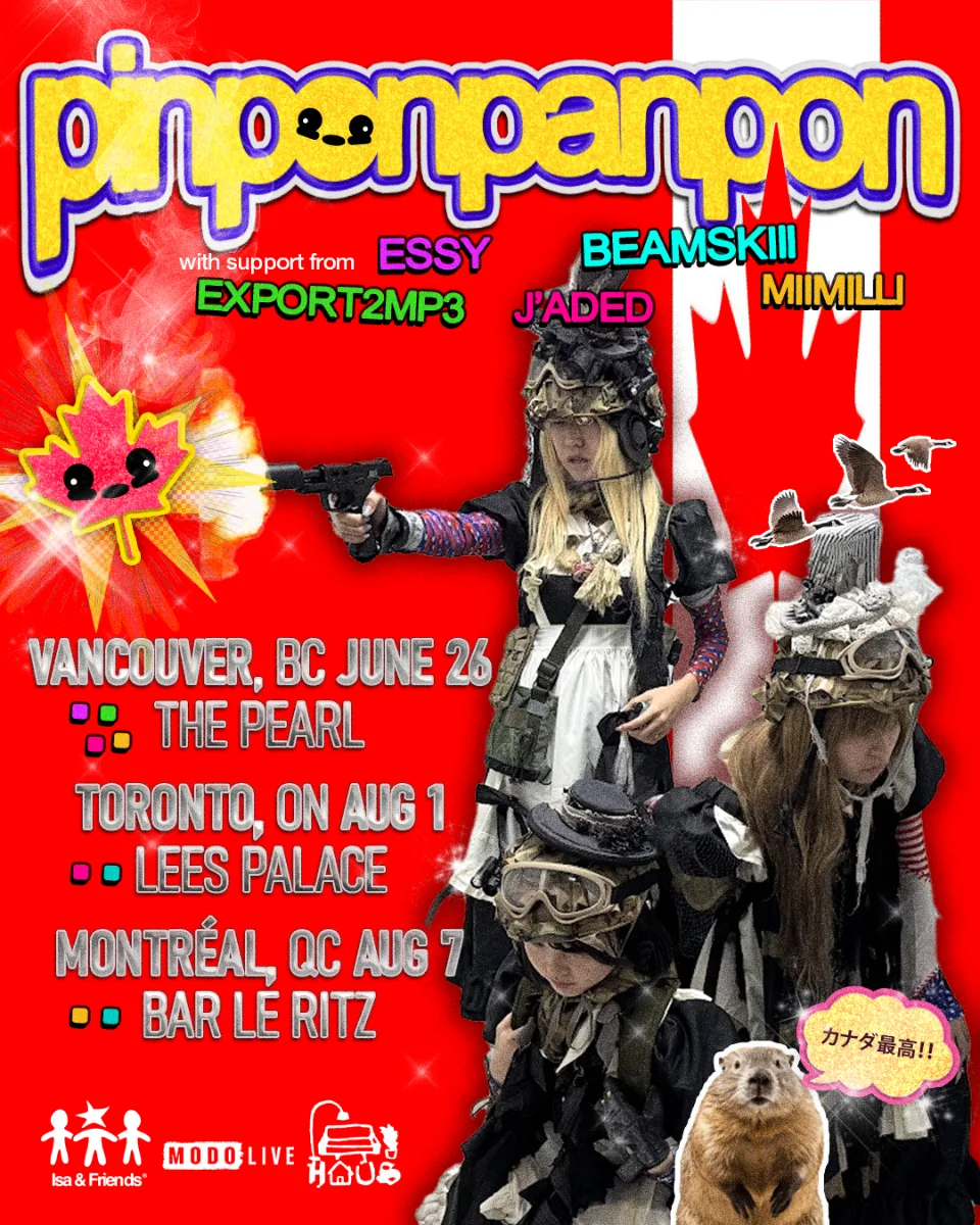 Show poster for PINPONPANPON at The Pearl