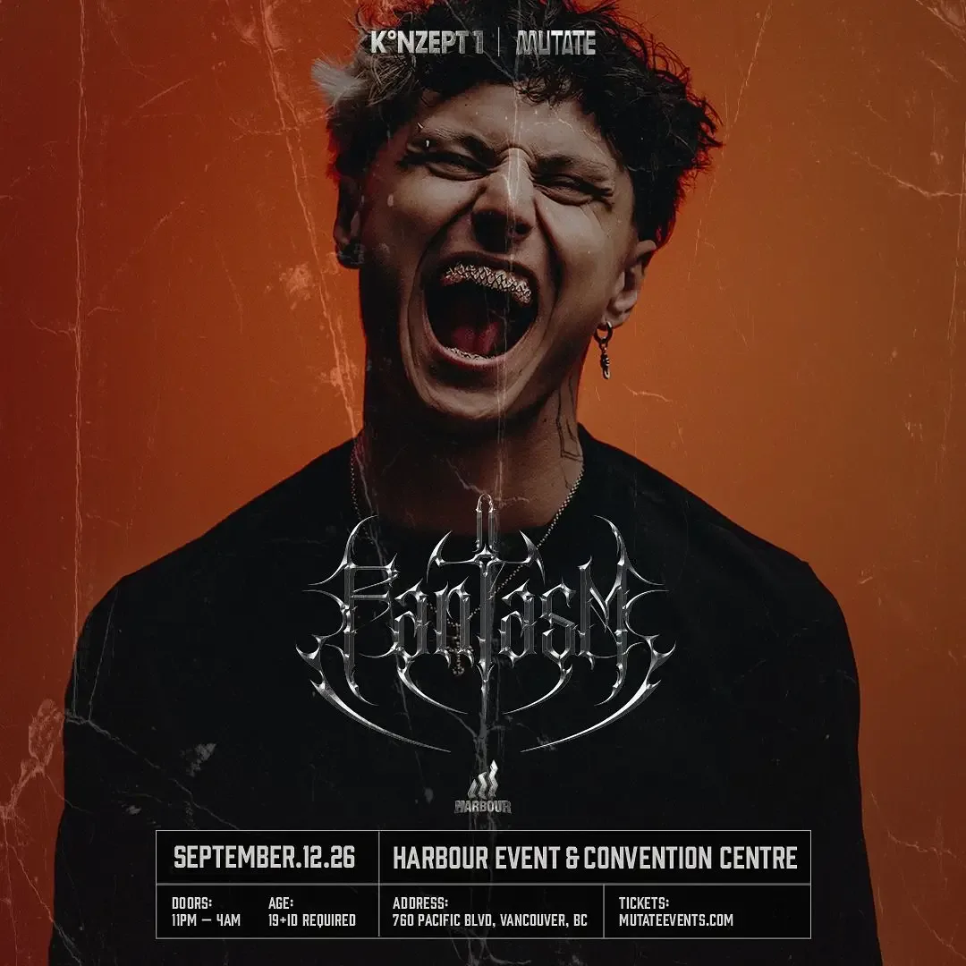 Show poster for FANTASM at Harbour Event Centre