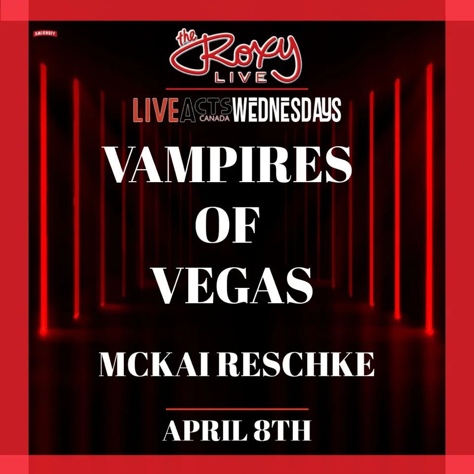 Show poster for Vampires of Vegas at The Roxy Cabaret