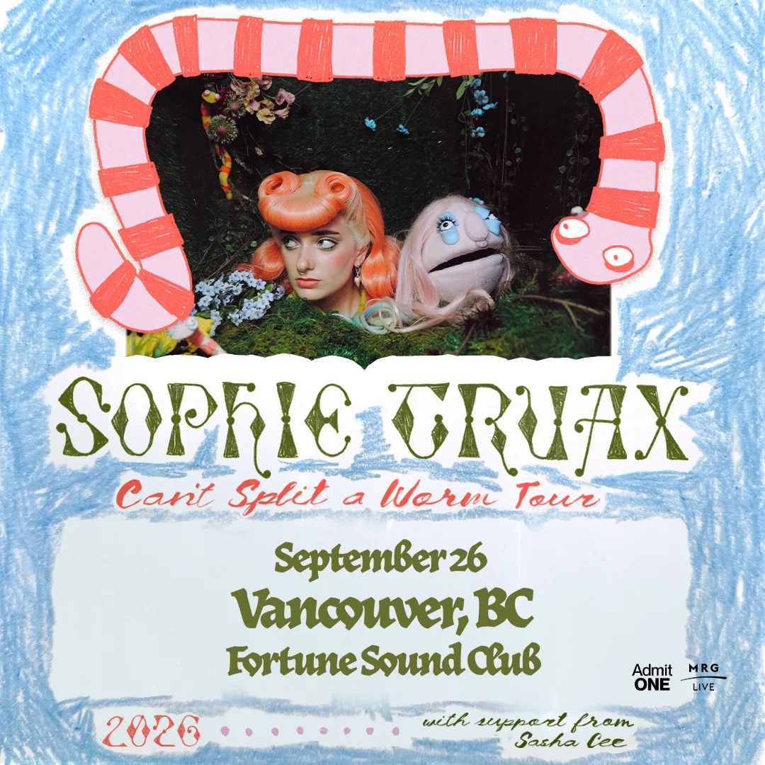 Show poster for Sophie Truax at Fortune Sound Club