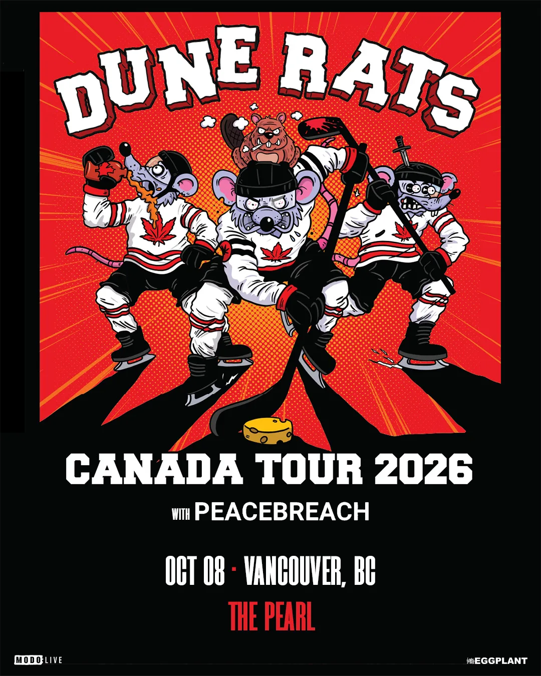 Show poster for DUNE RATS at The Pearl