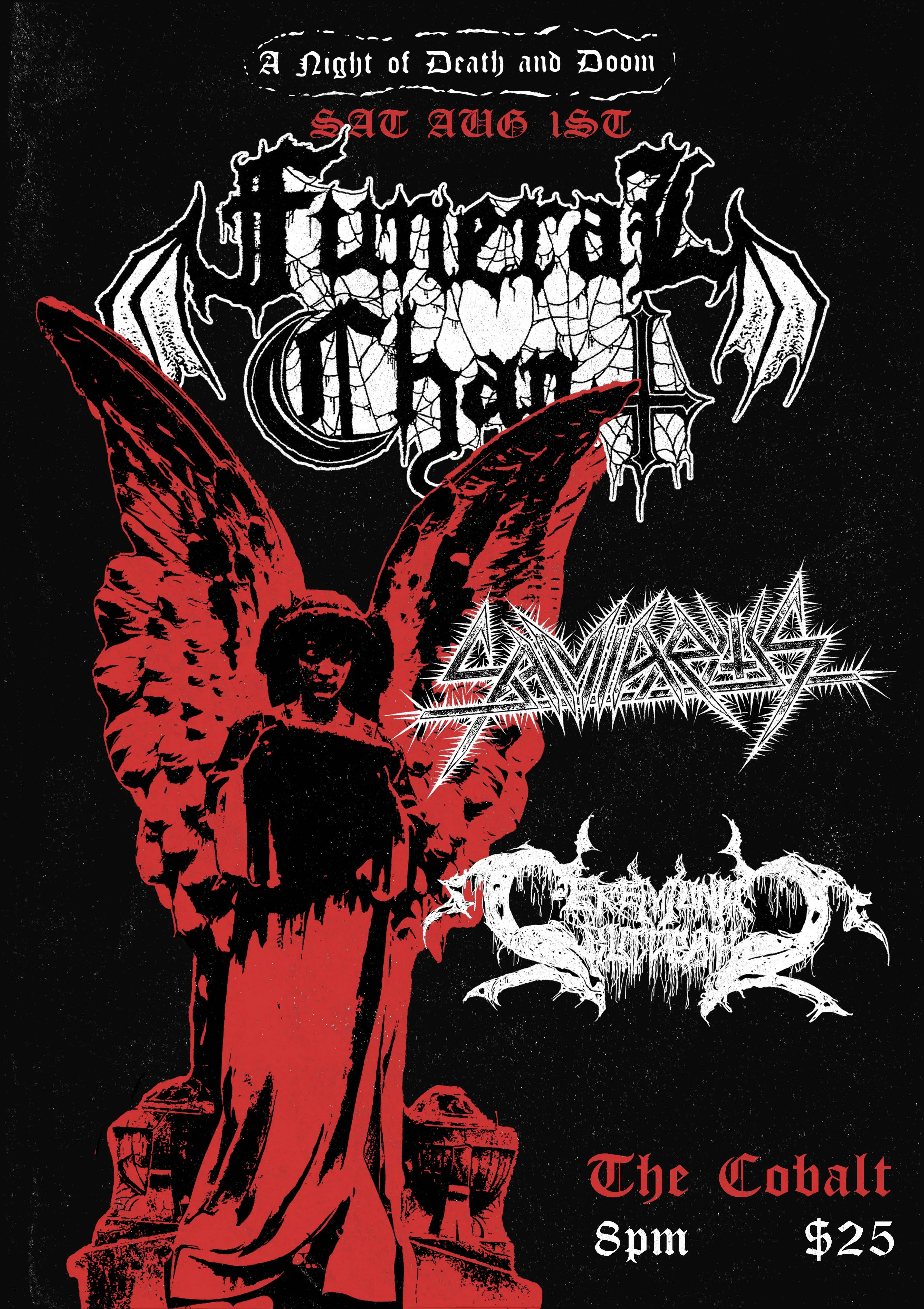 Show poster for FUNERAL CHANT at The Cobalt