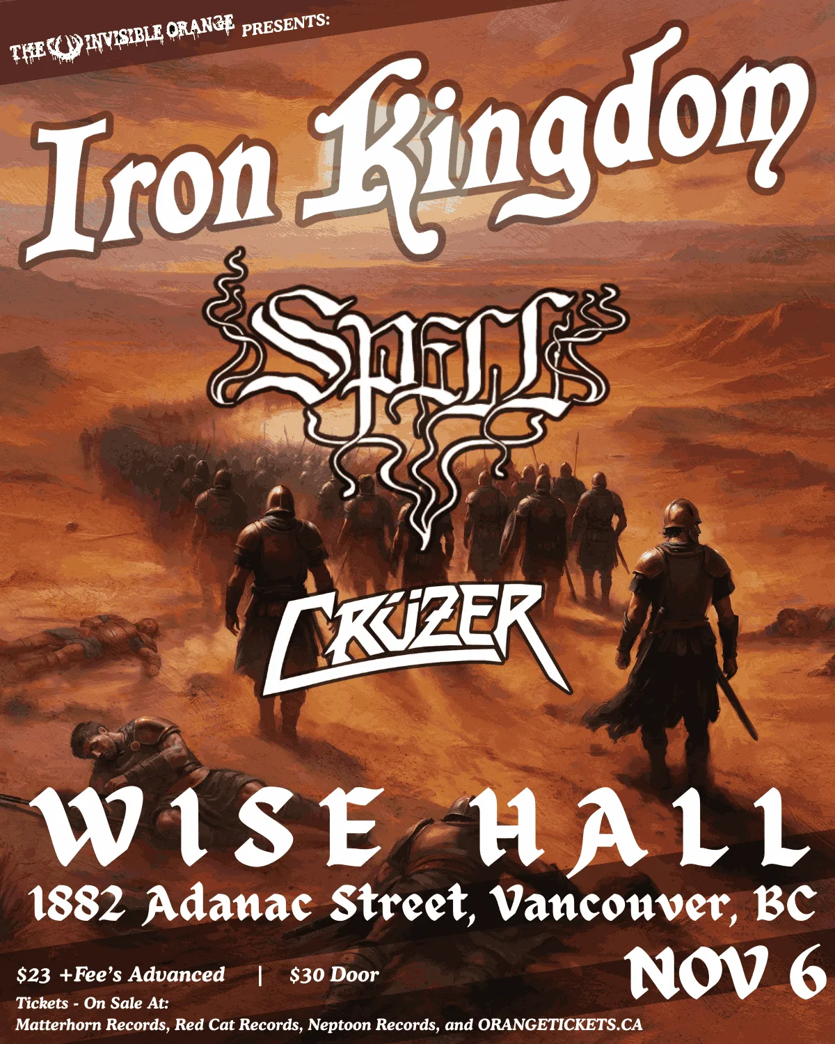 Show poster for IRON KINGDOM at The Wise Hall