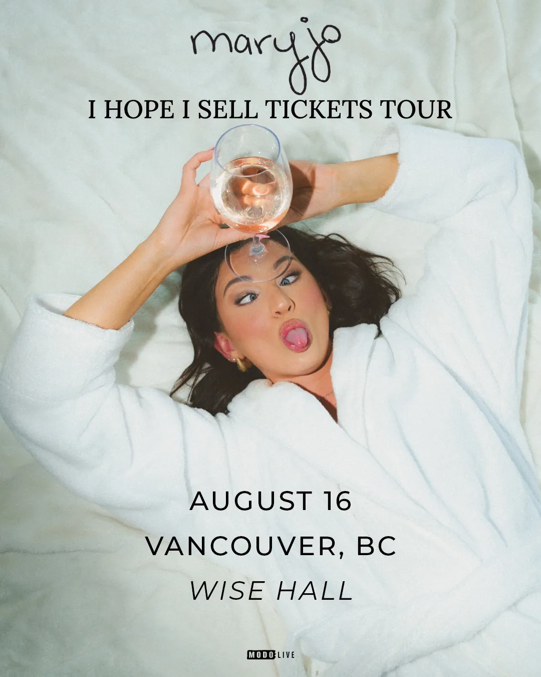 Show poster for MARY JO at The Wise Hall