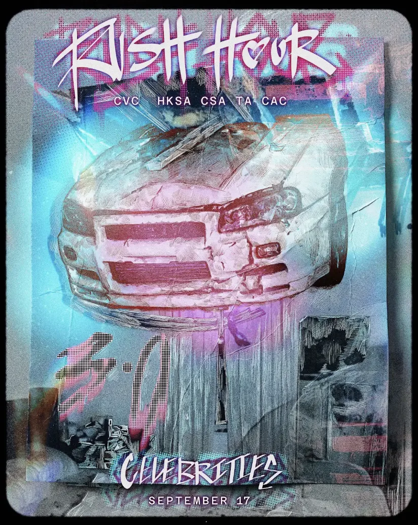 Show poster for RUSH HOUR 3.0 at Celebrities Nightclub