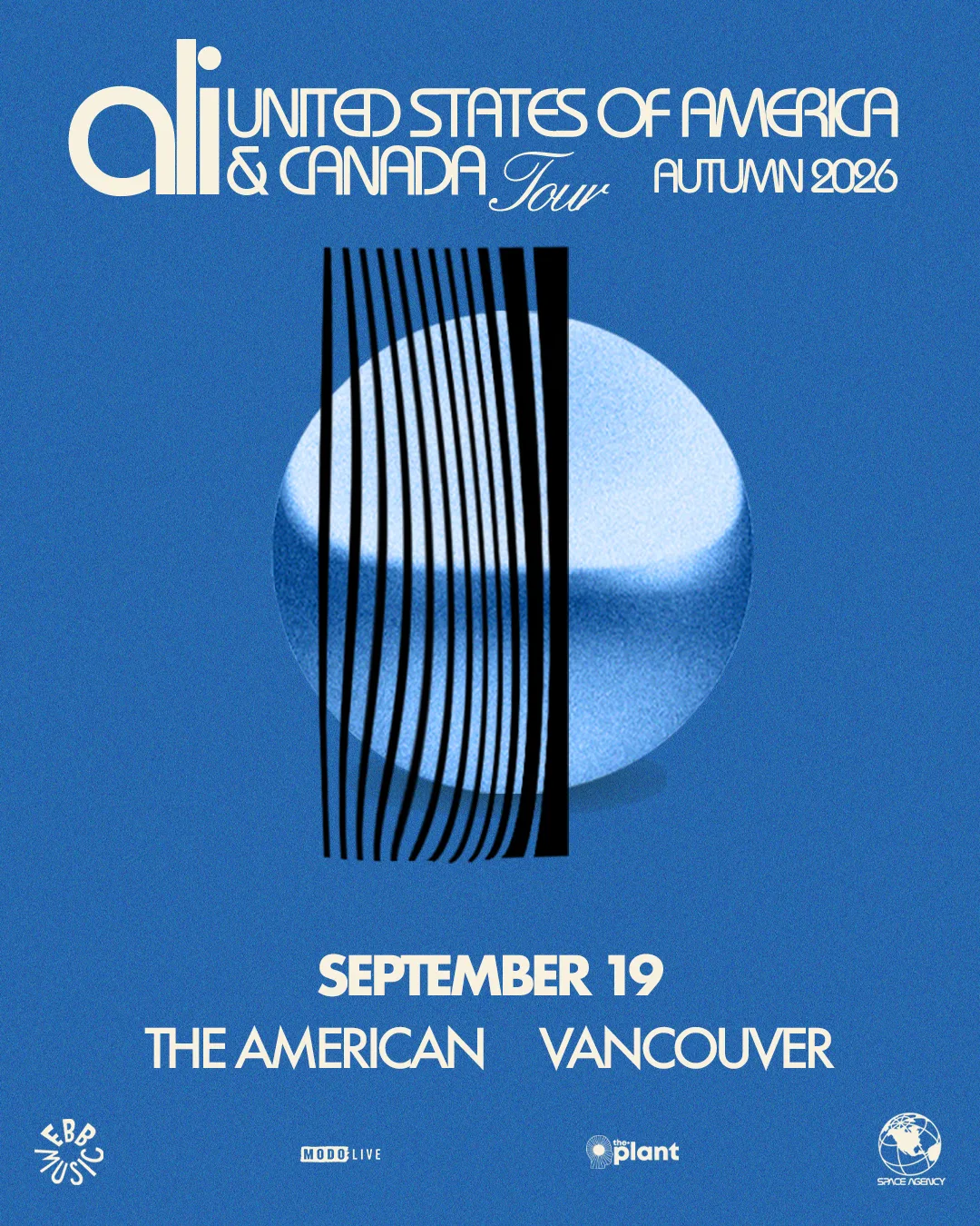 Show poster for ALI at The American