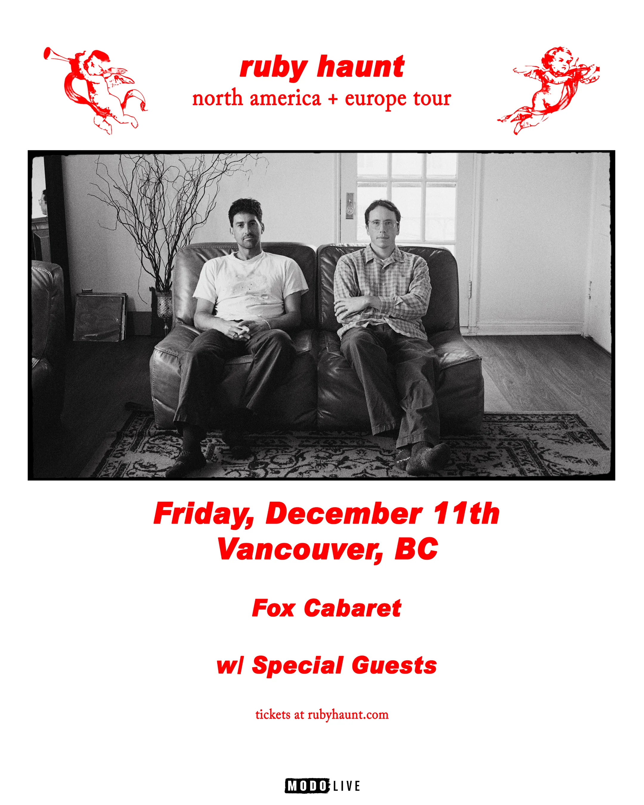 Show poster for RUBY HAUNT at The Fox Cabaret