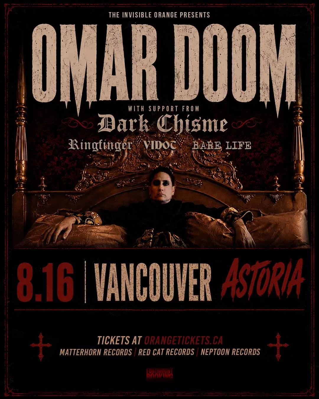 Show poster for OMAR DOOM at Astoria Pub