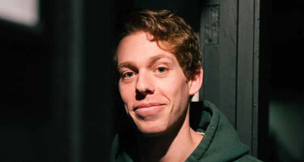 Show poster for Lucas Zelnick at Vogue Theatre