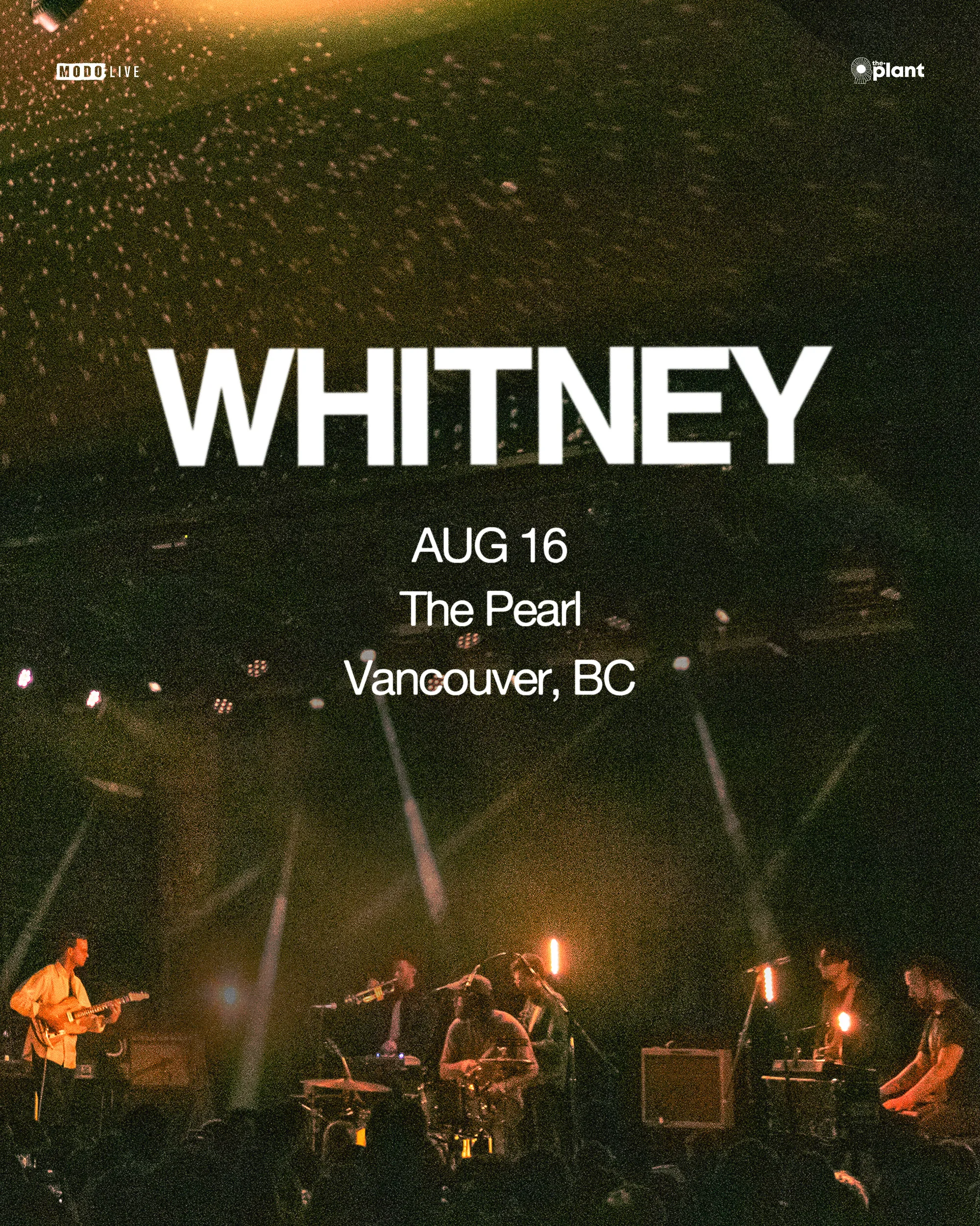 Show poster for WHITNEY at The Pearl