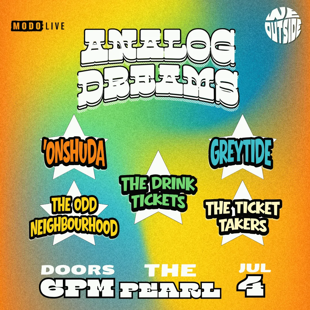 Show poster for ANALOG DREAMS at The Pearl