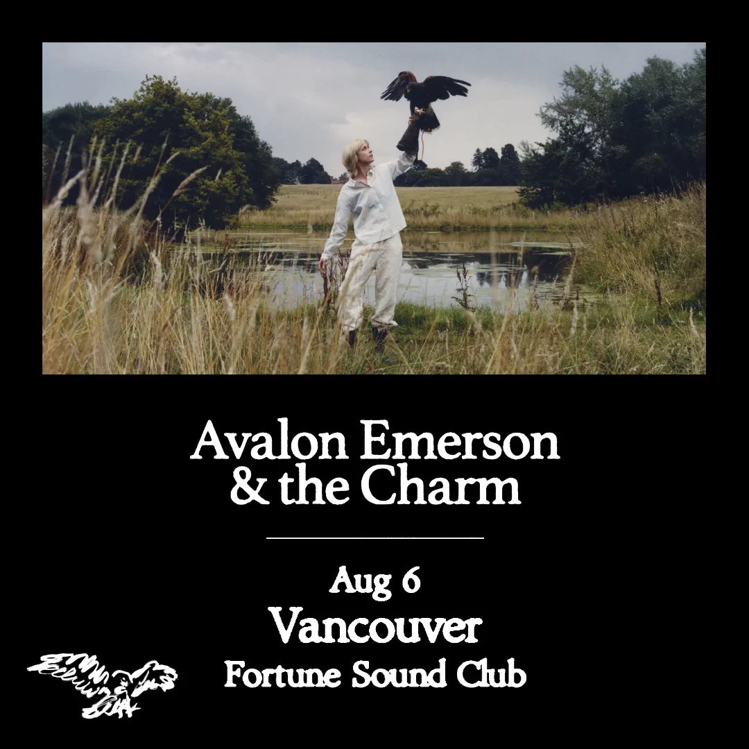 Show poster for Avalon Emerson & the Charm at Fortune Sound Club