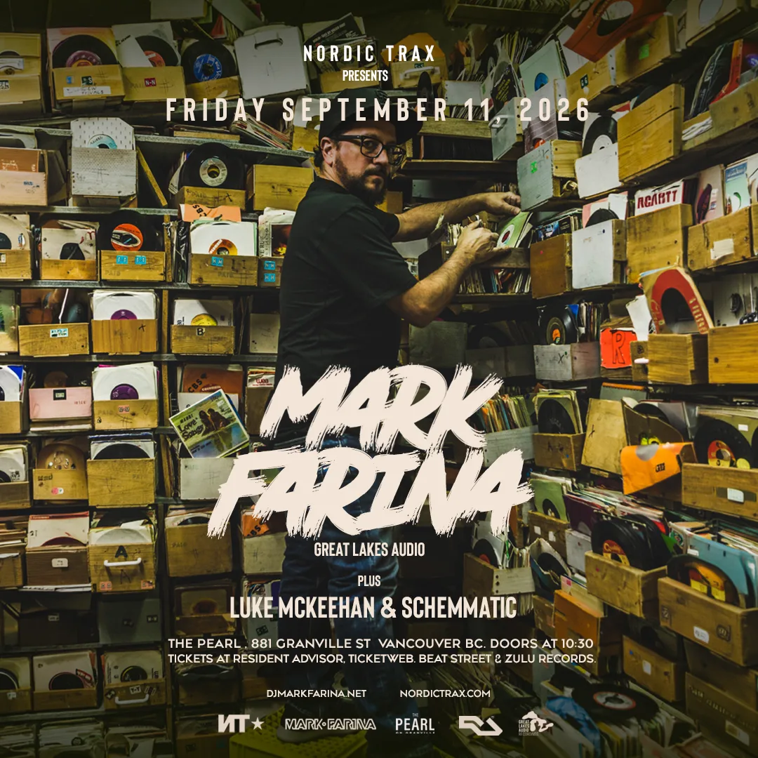 Show poster for Mark Farina at The Pearl