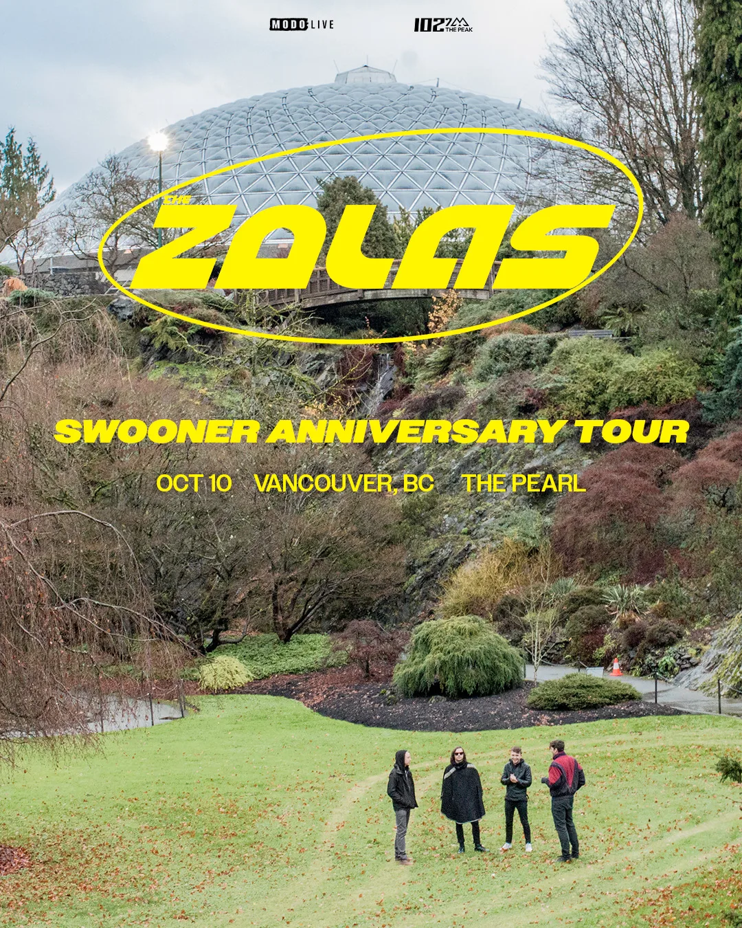 Show poster for THE ZOLAS at The Pearl