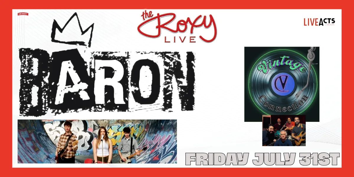Show poster for BARON at The Roxy Cabaret