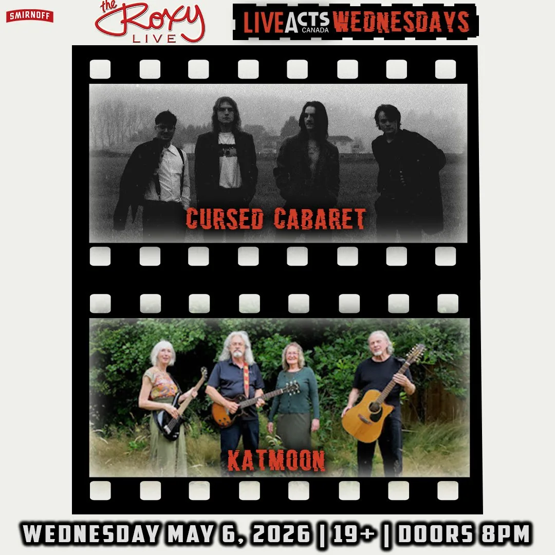 Show poster for CURSED CABARET at The Roxy Cabaret
