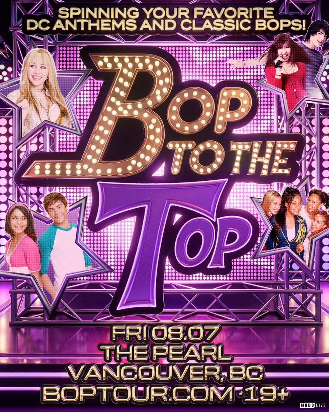 Show poster for BOP TO THE TOP at The Pearl