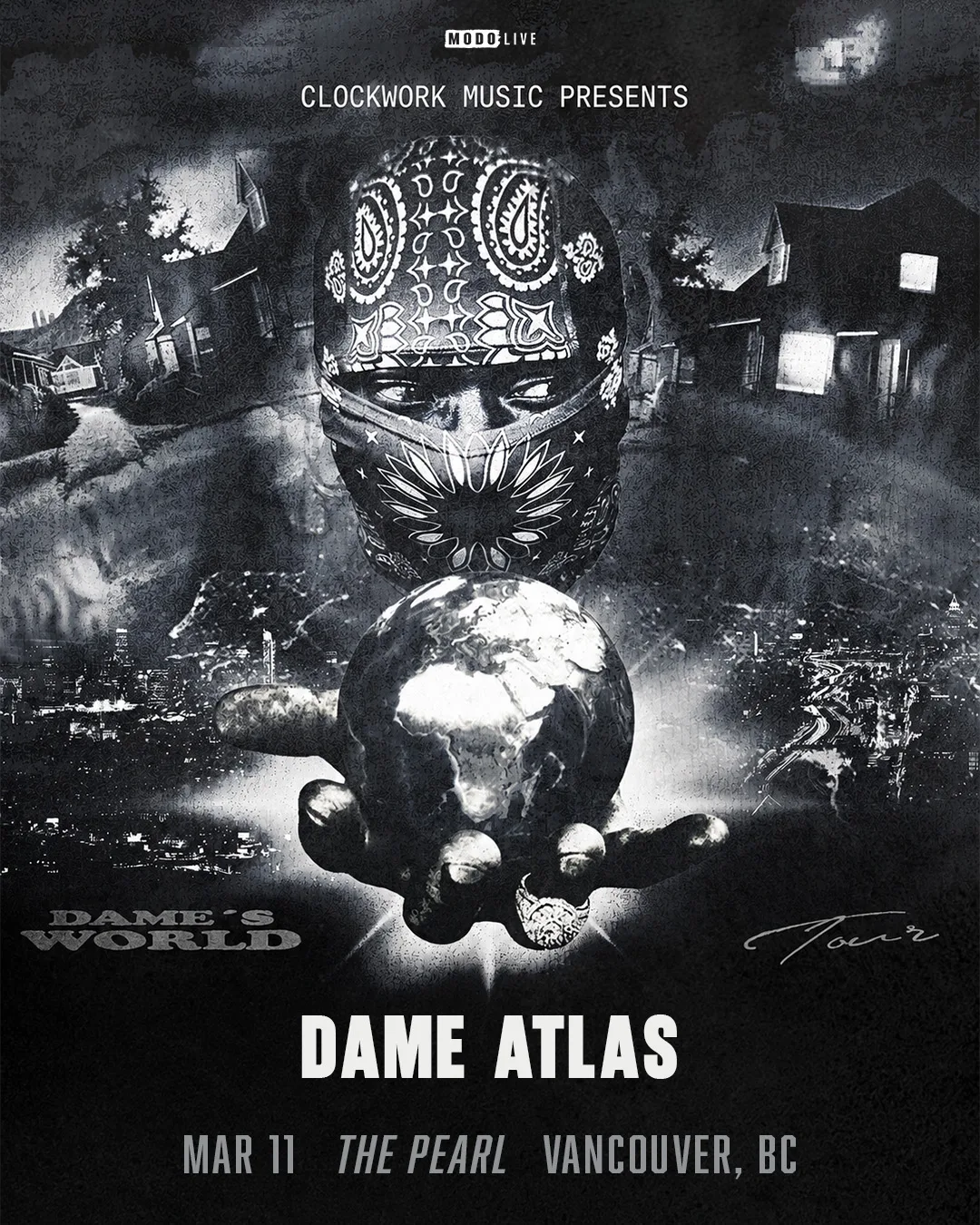 Show poster for DAME ATLAS at The Pearl