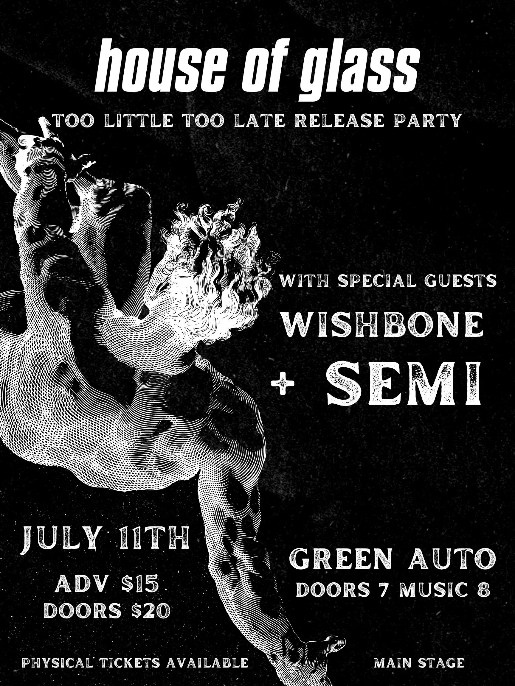 Show poster for House of Glass at Green Auto