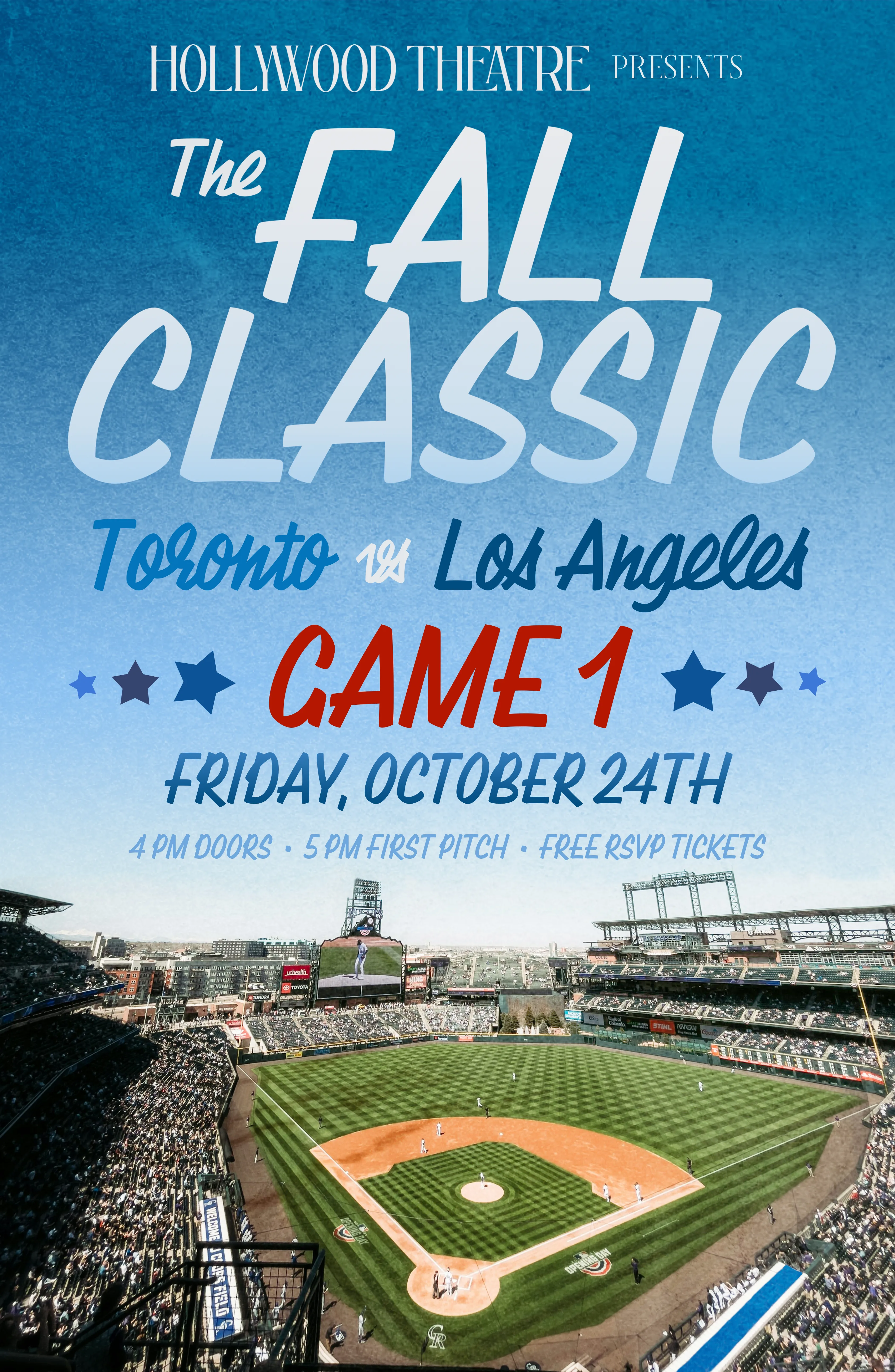 poster for The Fall Classic: Game 1, by Koby Cobb-Vialet