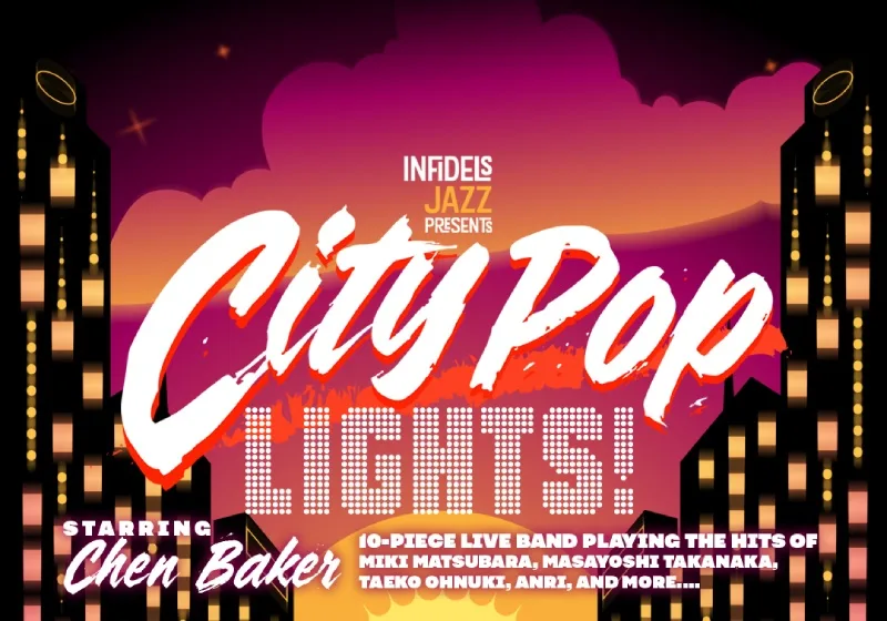 Show poster for City Pop City at Rickshaw Theatre