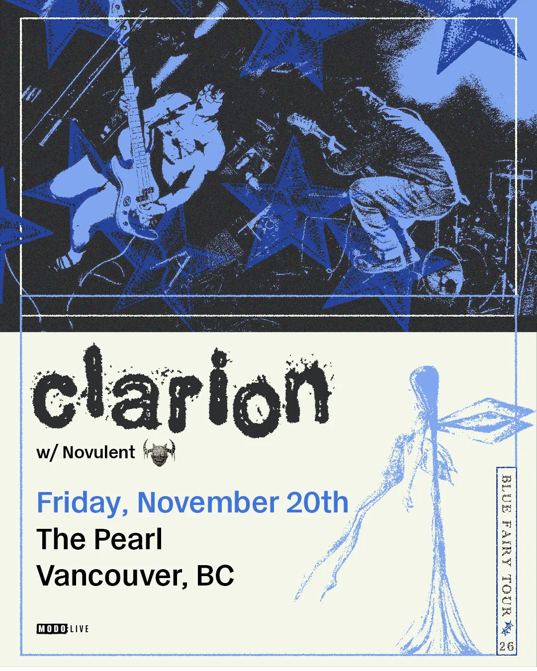 Show poster for CLARION at The Fox Cabaret