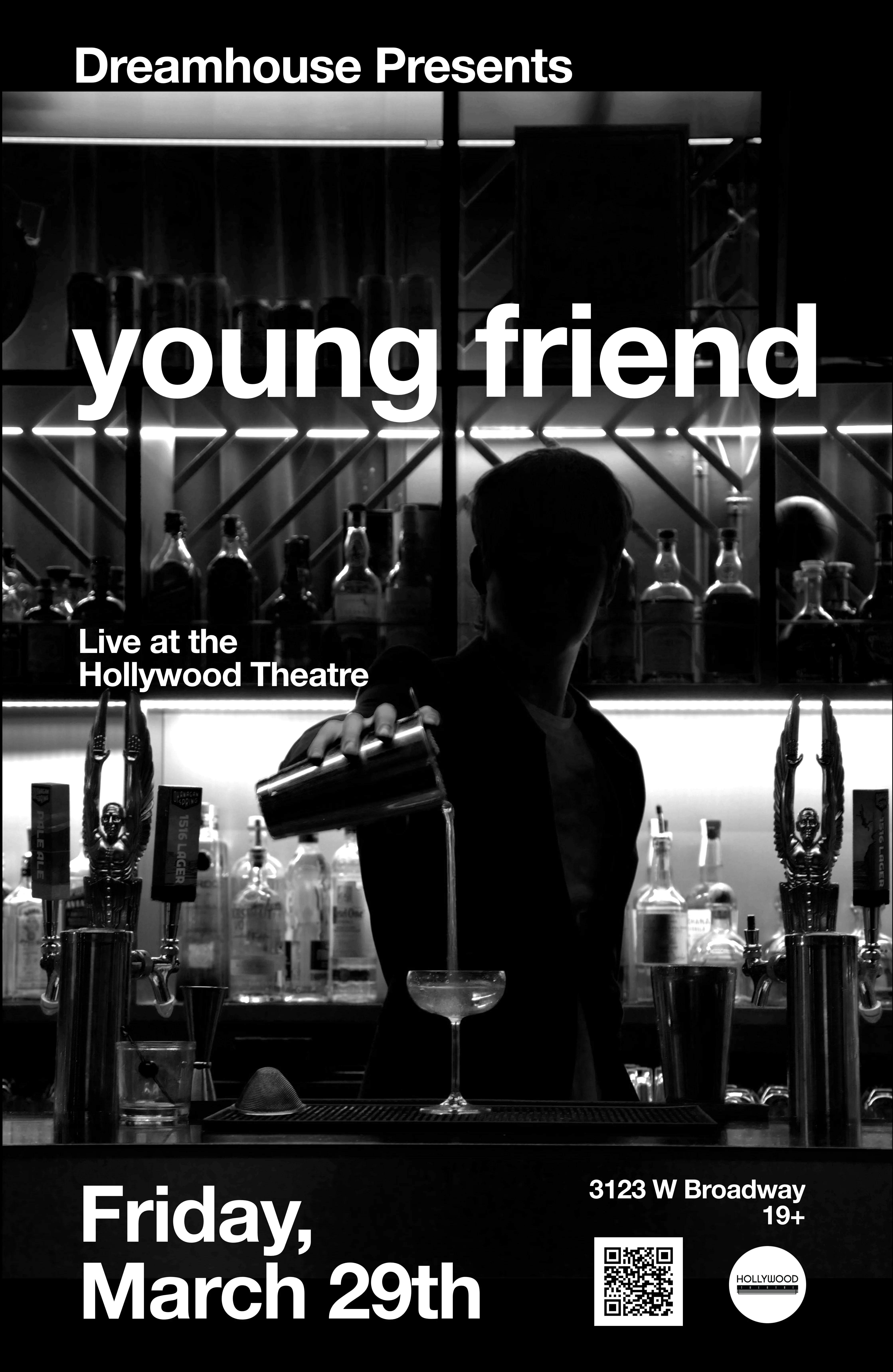 Show poster for young friend at Hollywood Theatre, by Koby Cobb-Vialet