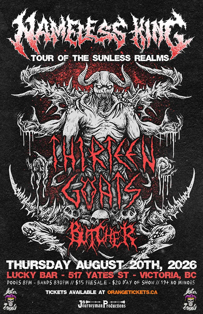 Show poster for NAMELESS KING at Lucky Bar