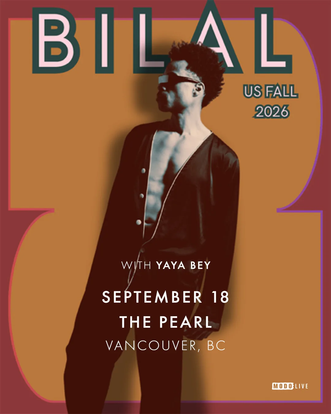 Show poster for BILAL at The Pearl
