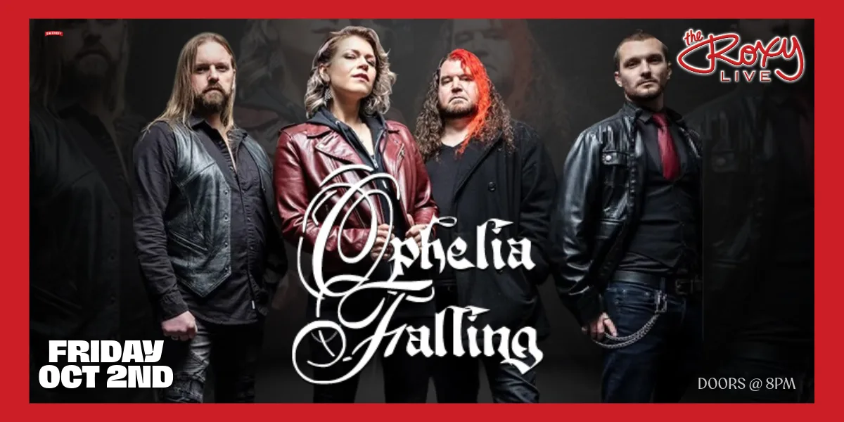 Show poster for OPHELIA FALLING at The Roxy Cabaret