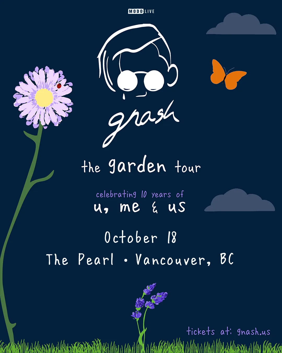 Show poster for GNASH at The Pearl