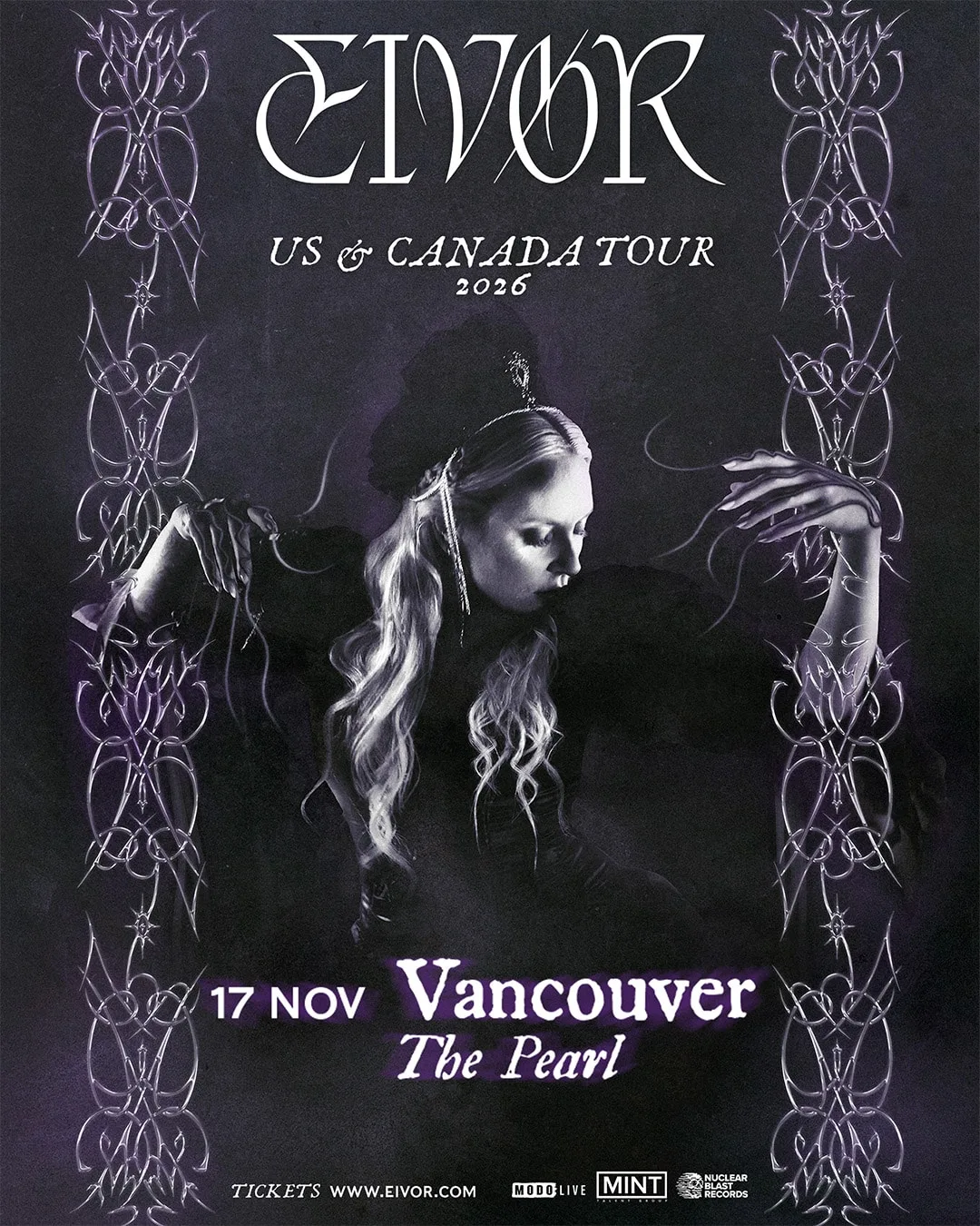 Show poster for EIVOR at The Pearl