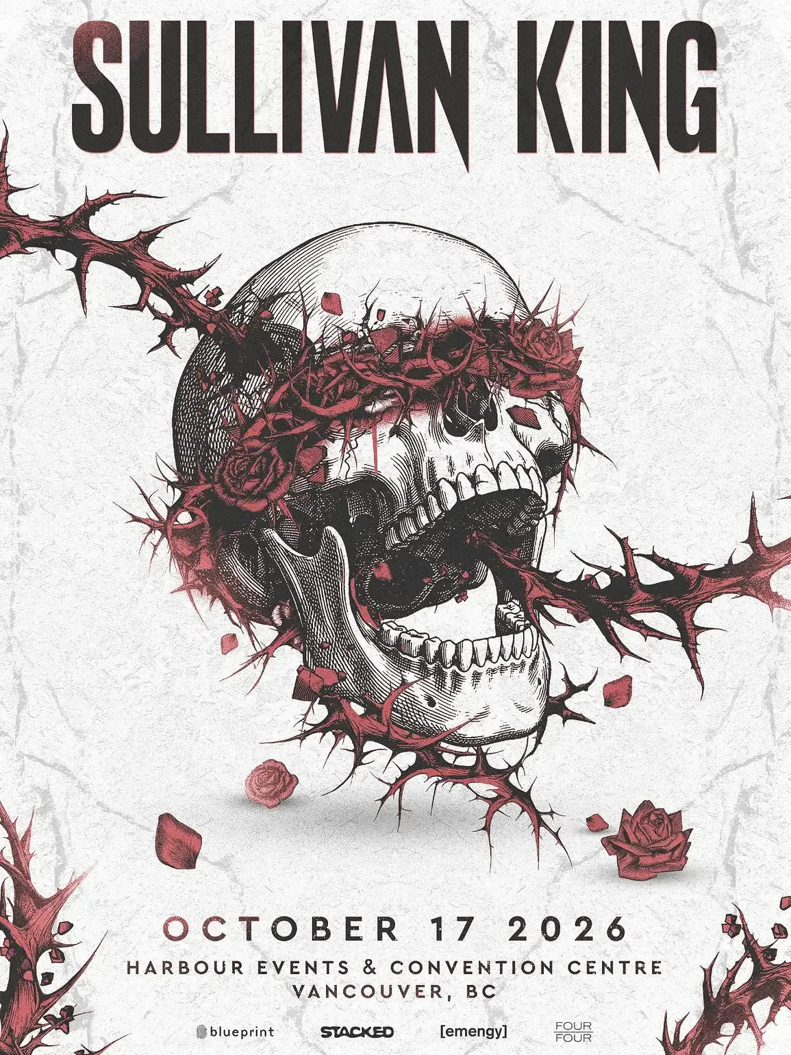 Show poster for SULLIVAN KING at Harbour Event Centre