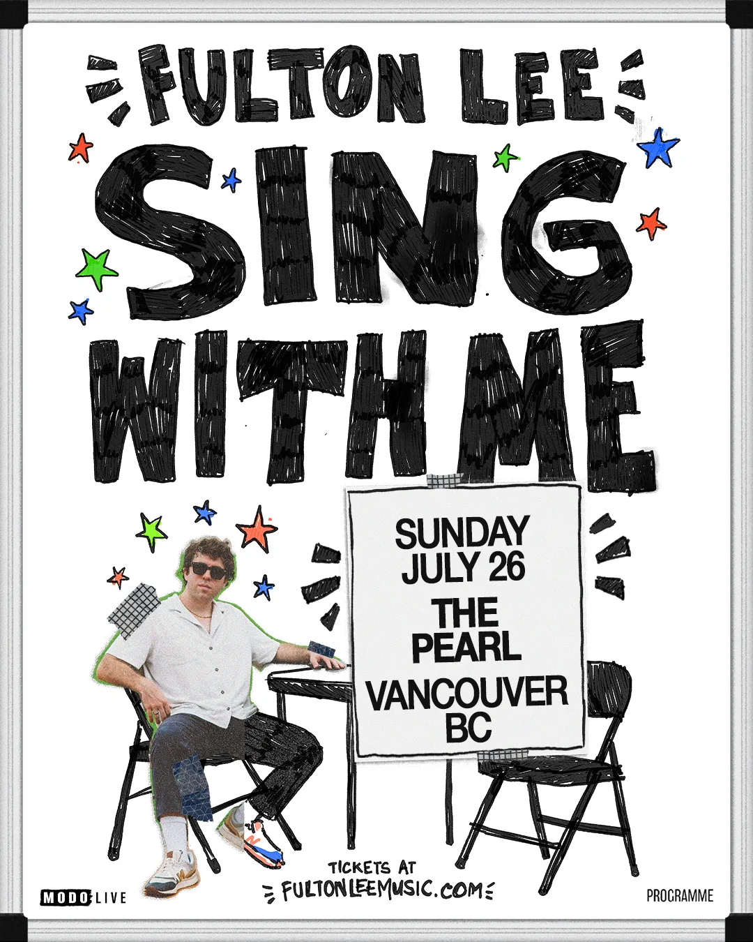 Show poster for FULTON LEE at The Pearl