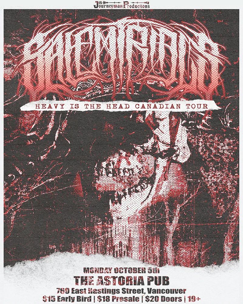Show poster for Salem Trials at Astoria Pub