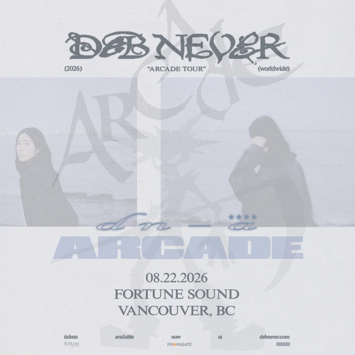 Show poster for Deb Never at Fortune Sound Club