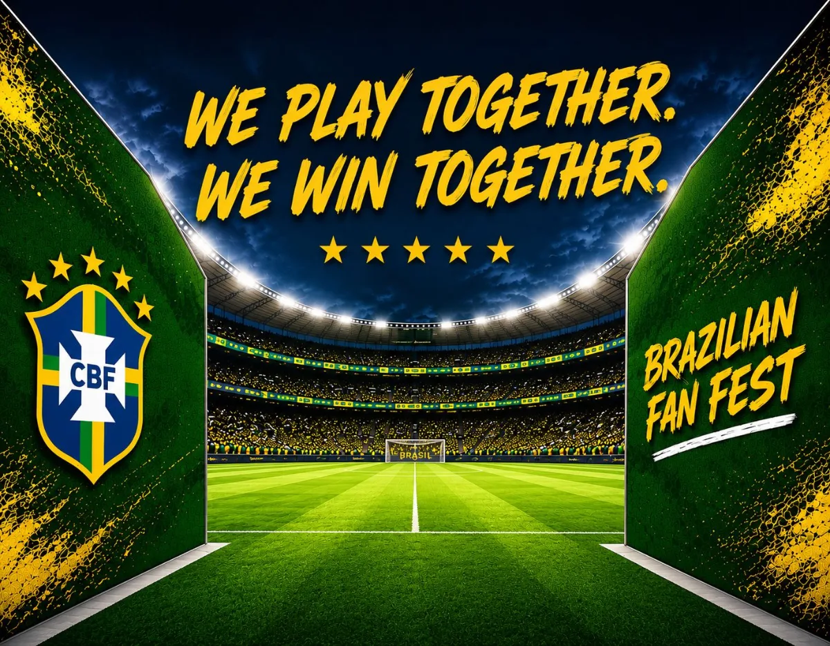 Show poster for BRAZIL FAN FEST - PUBLIC WATCH PARTY ı Brazil VS Scotland at The Pearl